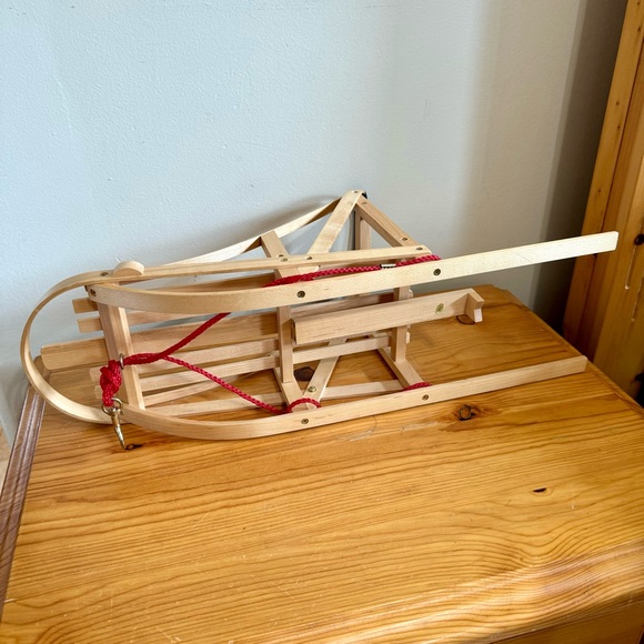 American Girl Bred to Sled, Sled Ahead Set - Sleigh, Red Winter, Husky Dog Snow - Picture 11 of 13